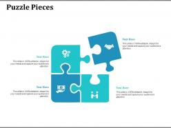 61430910 style puzzles matrix 4 piece powerpoint presentation diagram infographic slide