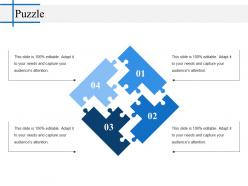 Puzzle powerpoint layout