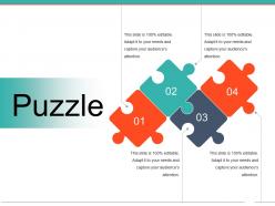 79827807 style puzzles mixed 4 piece powerpoint presentation diagram infographic slide