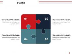 11282694 style puzzles mixed 4 piece powerpoint presentation diagram infographic slide