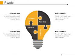 Puzzle powerpoint slide presentation guidelines