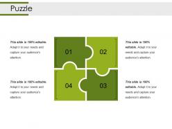 Puzzle powerpoint slide presentation guidelines template 1