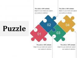 Puzzle powerpoint slides template 1