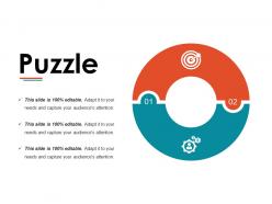 Puzzle ppt infographic template