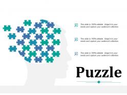 Puzzle ppt infographic template layout ideas