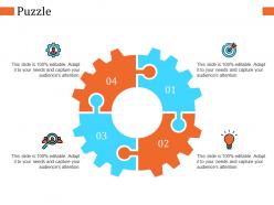 Puzzle ppt infographic template slide download