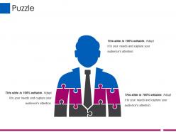 Puzzle ppt infographics
