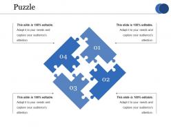 21120644 style puzzles mixed 4 piece powerpoint presentation diagram infographic slide