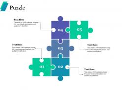 Puzzle ppt portfolio background designs