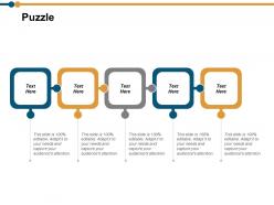 Puzzle ppt powerpoint presentation model layout