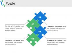 Puzzle ppt sample presentations