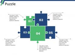 Puzzle ppt slide templates
