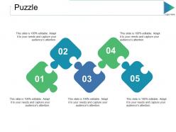 Puzzle ppt slides themes