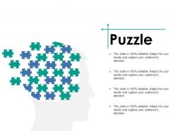 Puzzle ppt styles slideshow