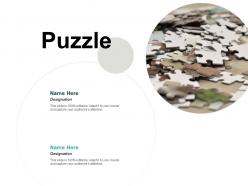 Puzzle problem ppt powerpoint presentation portfolio design inspiration