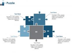 Puzzle problem solution ppt summary background designs