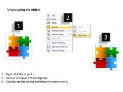 61572953 style puzzles matrix 1 piece powerpoint presentation diagram infographic slide