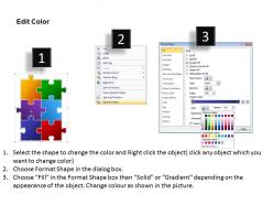 99393774 style puzzles matrix 1 piece powerpoint presentation diagram infographic slide