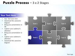 45220612 style puzzles matrix 1 piece powerpoint presentation diagram infographic slide
