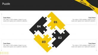 Puzzle Security Services Business Profile Ppt Infographics