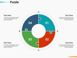 Puzzle solution ppt infographics design inspiration