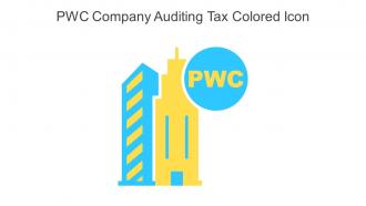 PWC Company Auditing Tax Colored Icon In Powerpoint Pptx Png And Editable Eps Format