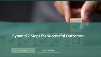 Pyramid 7 Steps For Successful Outcomes PPT Outline ACP
