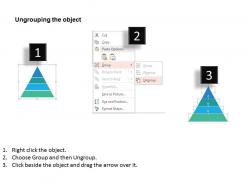 Pyramid for swot analysis in engineering flat powerpoint design