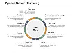 Pyramid network marketing ppt powerpoint presentation inspiration slide download cpb