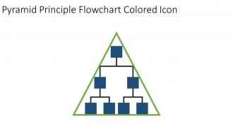 Pyramid Principle Flowchart Colored Icon In Powerpoint Pptx Png And Editable Eps Format