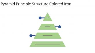 Pyramid Principle Structure Colored Icon In Powerpoint Pptx Png And Editable Eps Format