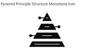 Pyramid Principle Structure Monotone Icon In Powerpoint Pptx Png And Editable Eps Format