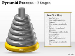Pyramid process 7 stages business