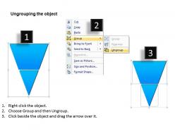 Pyramid process diagram 2 stages powerpoint slides and ppt templates 0412