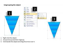 Pyramid process diagram 4 stages powerpoint slides and ppt templates 0412