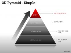 Pyramid Simple Design With 4 Stages Business