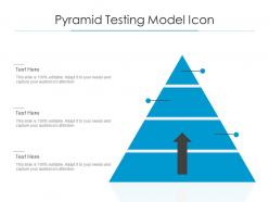 Pyramid testing model icon
