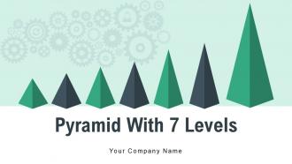 Pyramid with 7 levels business innovate process revenue innovation organizational growth