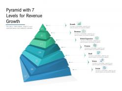 Pyramid with 7 levels for revenue growth