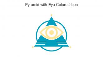 Pyramid With Eye Colored Icon In Powerpoint Pptx Png And Editable Eps Format