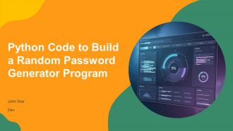 Python Code To Build A Random Password Generator Program PPT Presentation AT