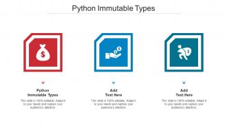 Python Immutable Types Ppt Powerpoint Presentation Model Images Cpb