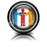 Agreement with intermediary powerpoint icon cc