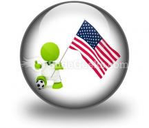 American soccer powerpoint icon c