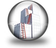 Boxes and ladders ppt icon for ppt templates and slides c