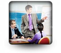 Business group listen powerpoint icon s