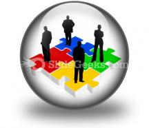 Business team powerpoint icon c