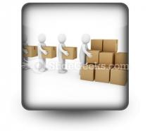 Carton package shipping powerpoint icon s