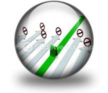 Choice of direction movement powerpoint icon c