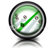 Choice of direction movement powerpoint icon cc